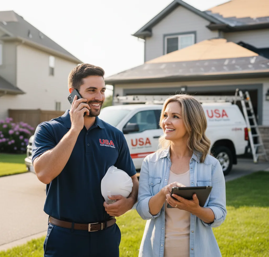USA Roof Repair Experts customer support in Knox